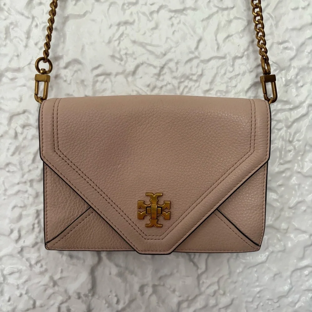 Tory Burch Kira Envelope Leather Crossbody Bag